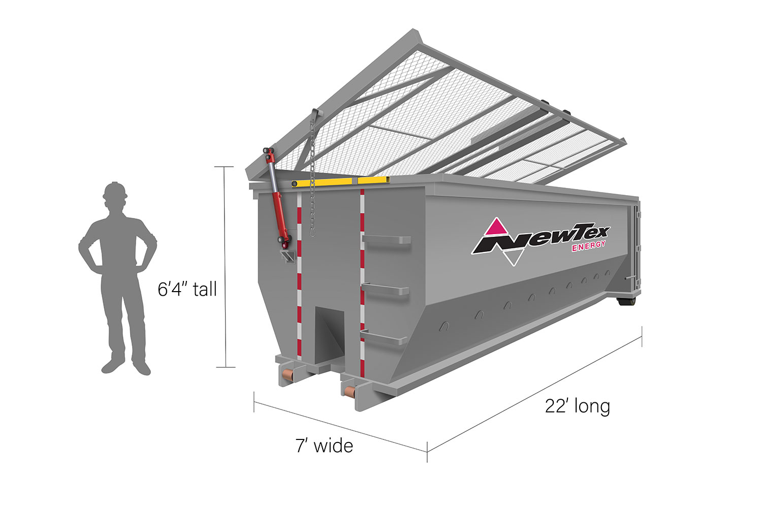 30 Yard Covered Dumpster Measurements - Fuzion